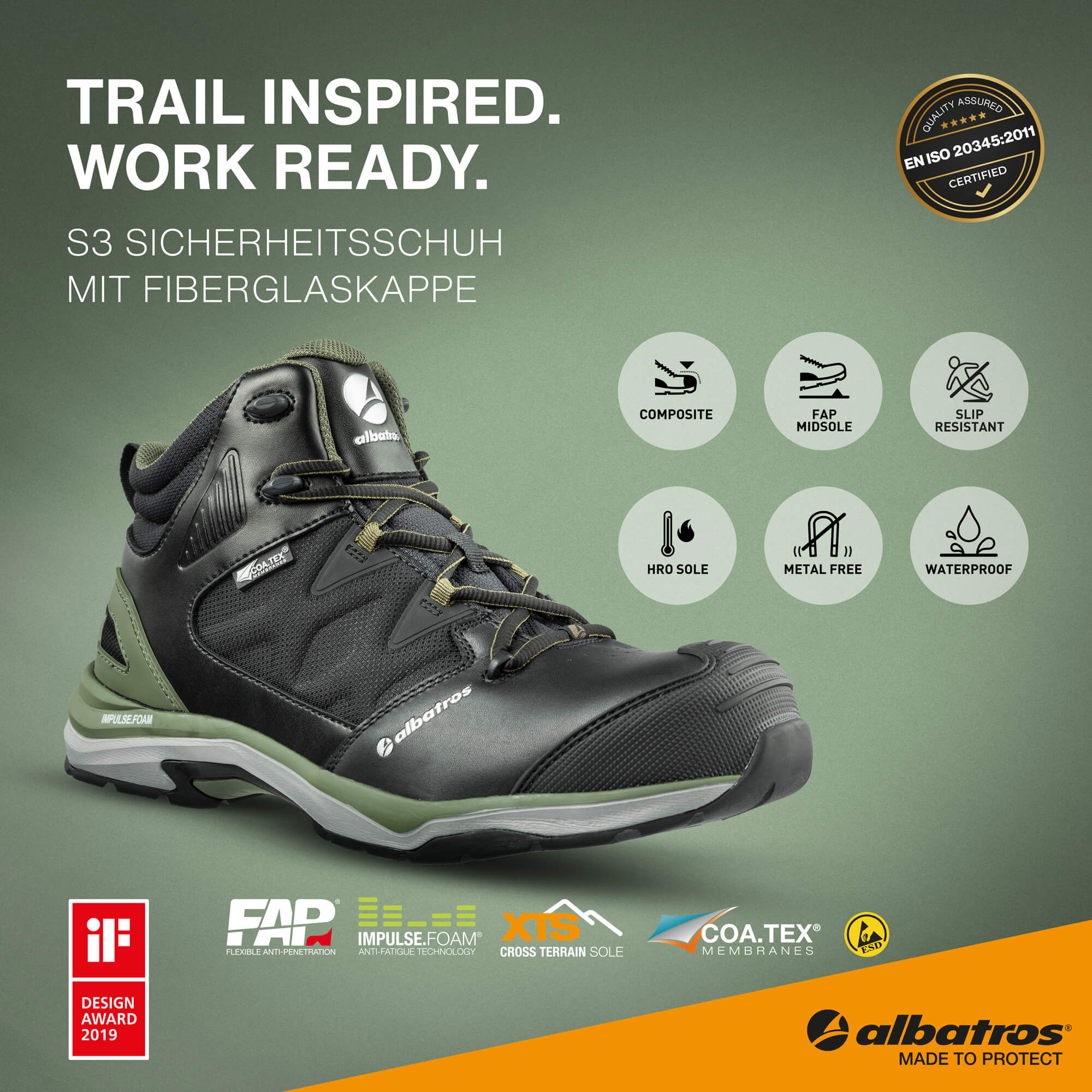ULTRATRAIL OLIVE CTX MID S3 ESD WR HRO SRC - Image 5
