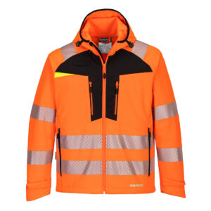 DX4 Hi-Vis Softshell ( 3L) Portocaliu/Negru