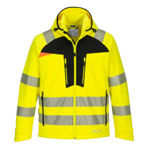 DX4 Hi-Vis Softshell ( 3L) Galben/Negru
