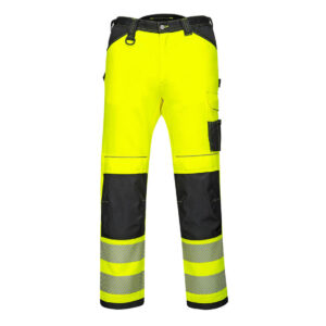 PW3 Hi-Vis Pantaloni stretch greutate redusa Galben/Negru