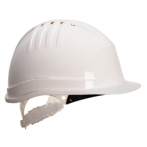 Cască de protecție Expertline (cu clichet de alunecare) Alba